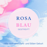 Rosa Blau Gestreift